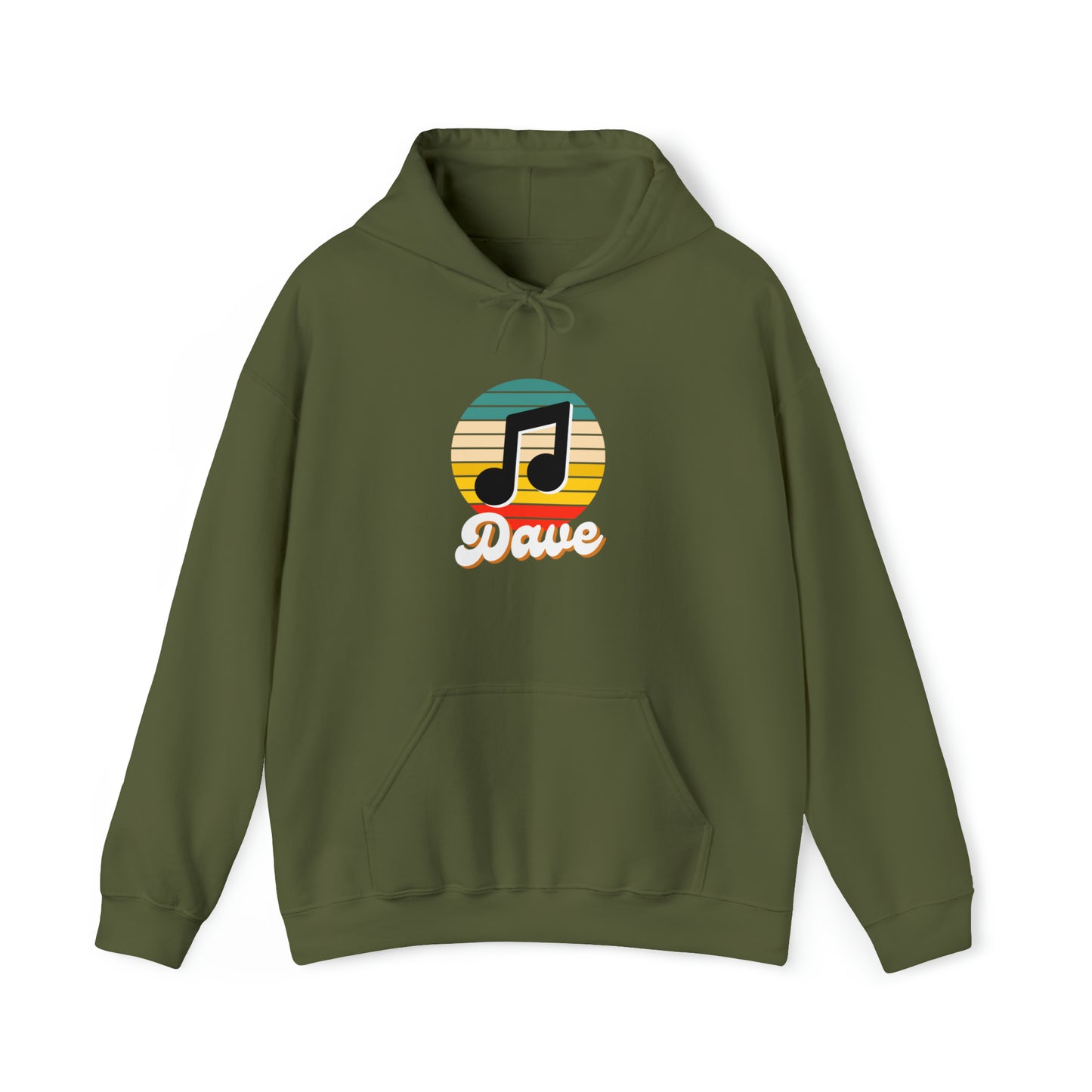 Dave Retro Style Unisex DMB Hooded Sweatshirt