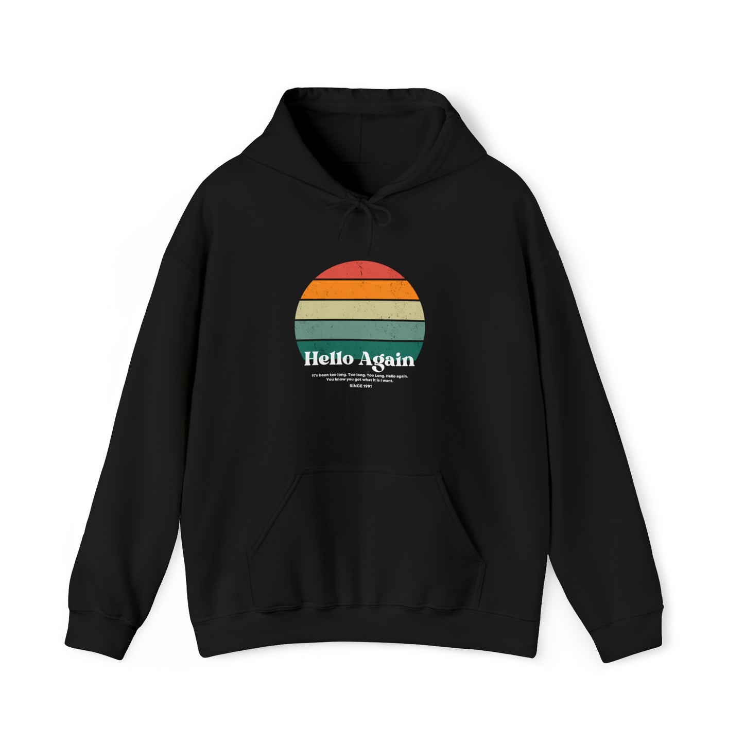 Hello Again Retro Unisex DMB Hooded Sweatshirt