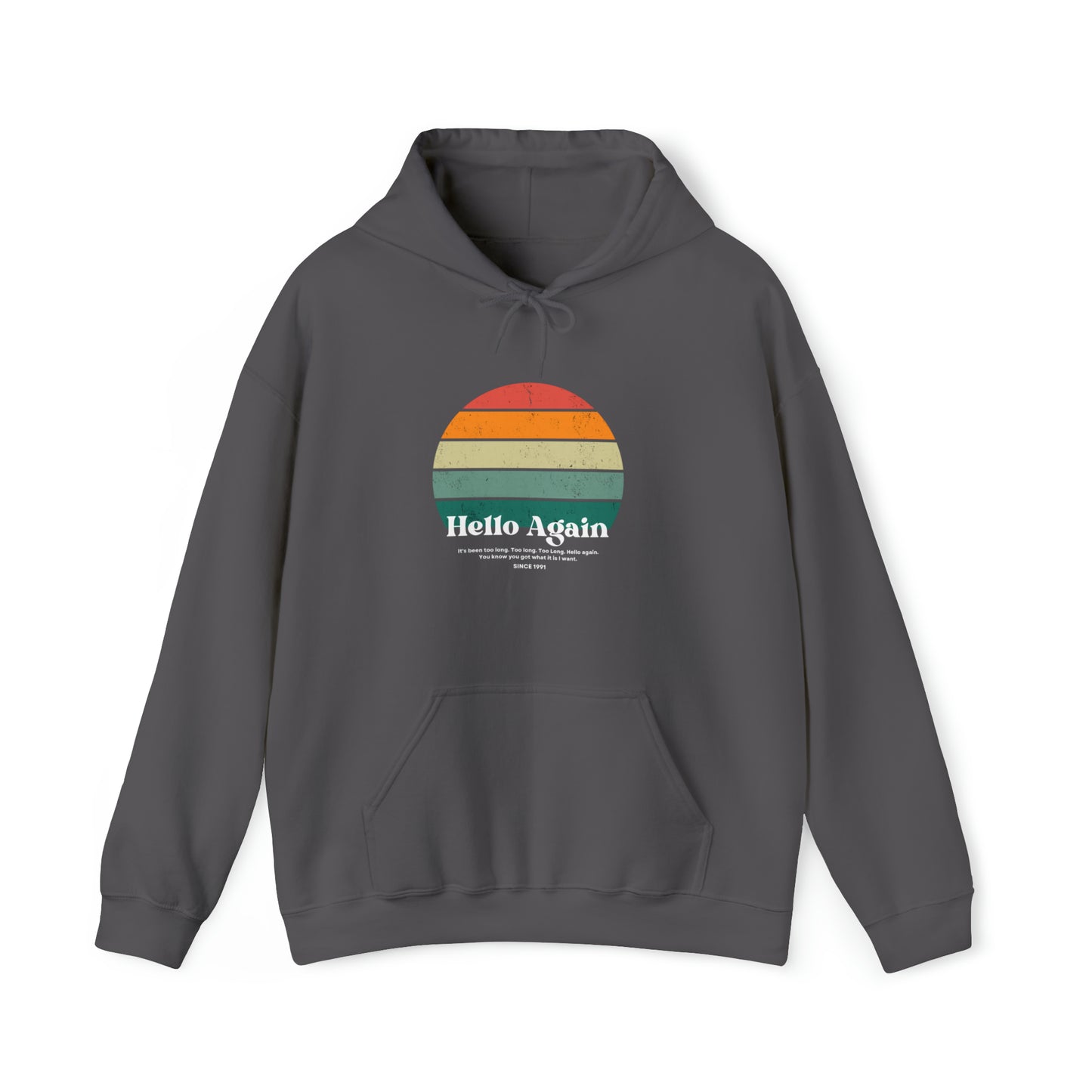Hello Again Retro Unisex DMB Hooded Sweatshirt
