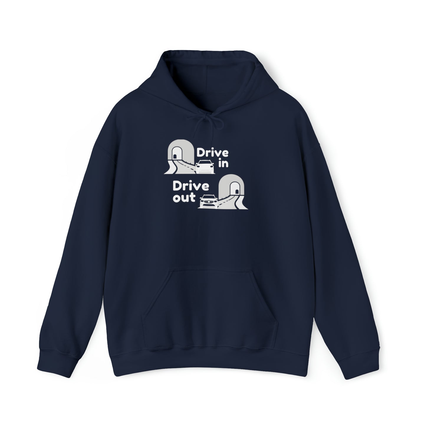 Drive in Drive Out Unisex DMB Hooded Sweatshirt