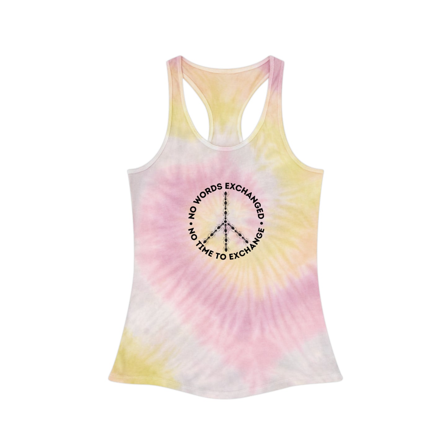 Ants Marching Peace Sign Tie Dye DMB Tank