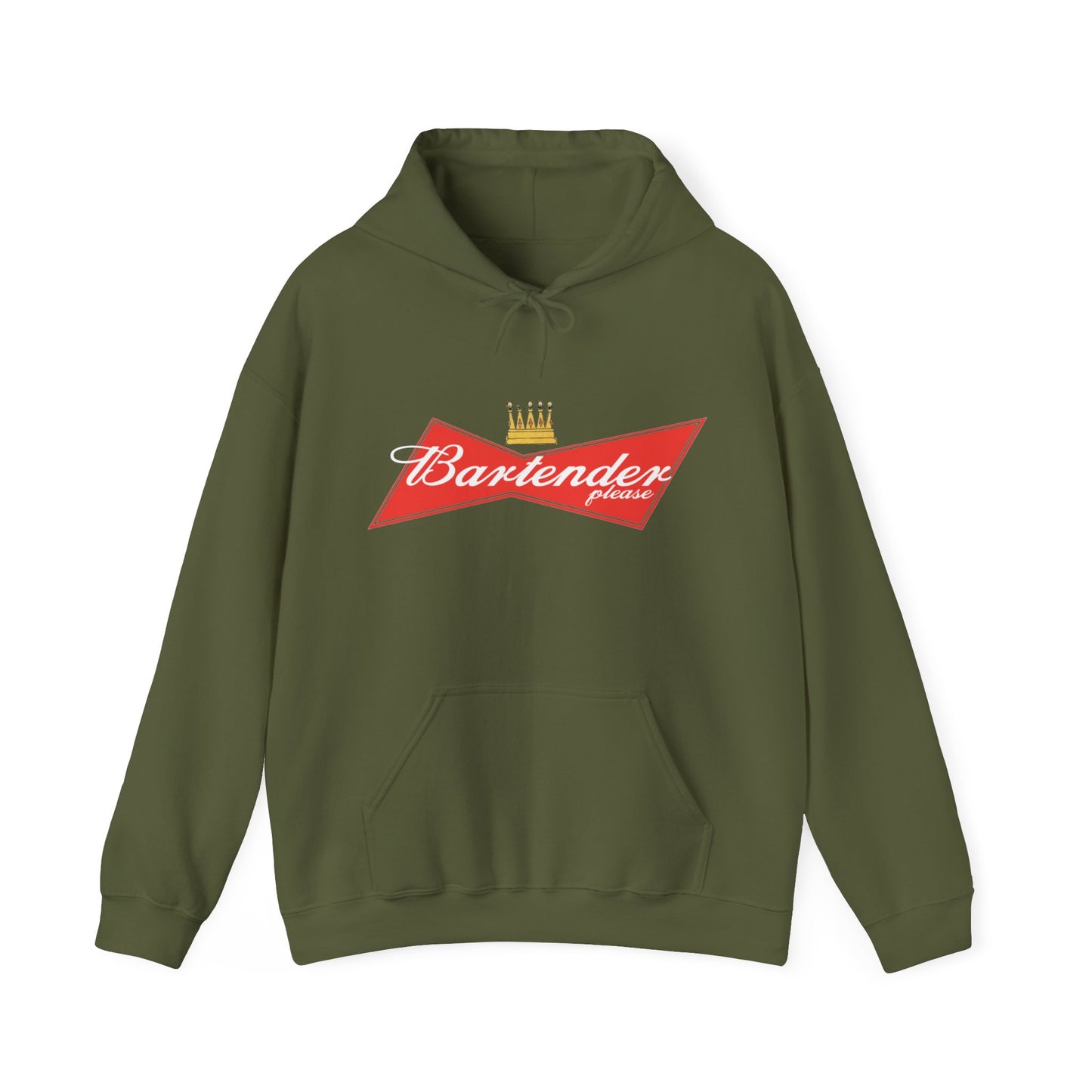 Bartender Please Bud Style Unisex DMB Hooded Sweatshirt
