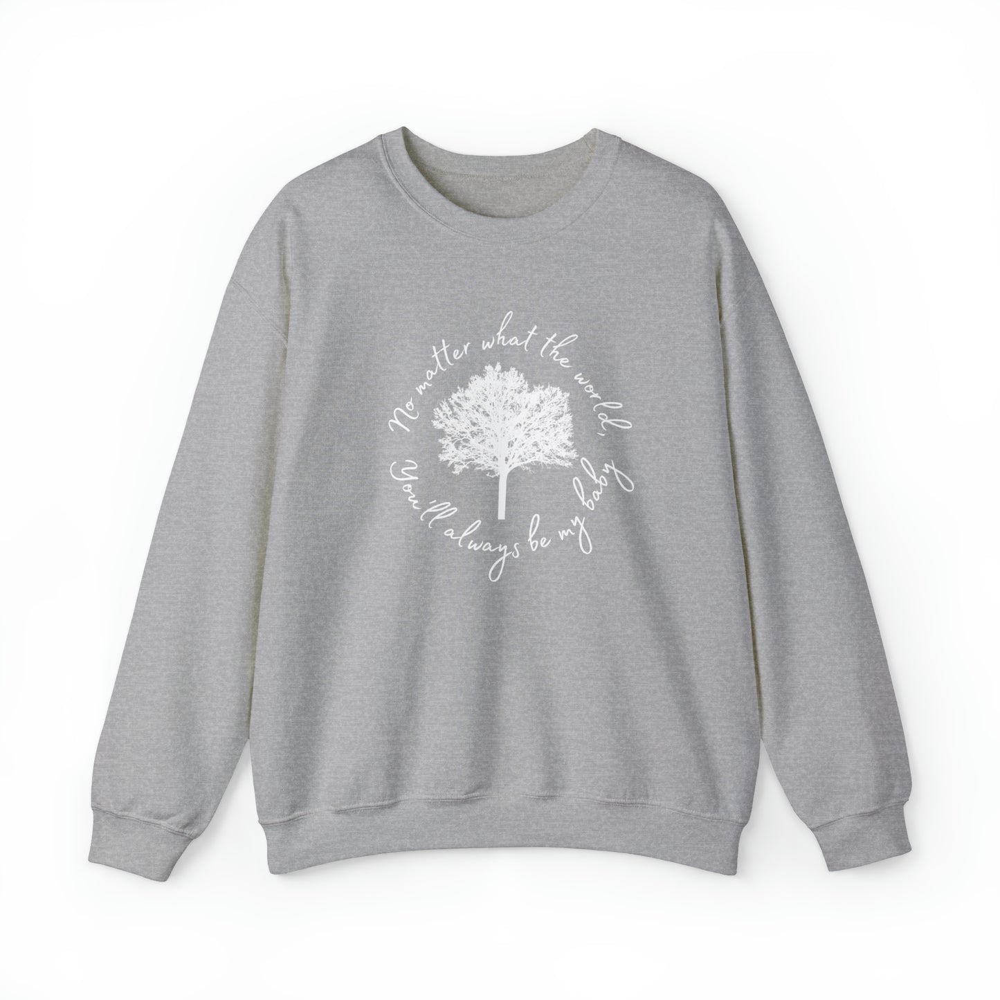 Dreaming Tree White Unisex DMB Crewneck Sweatshirt