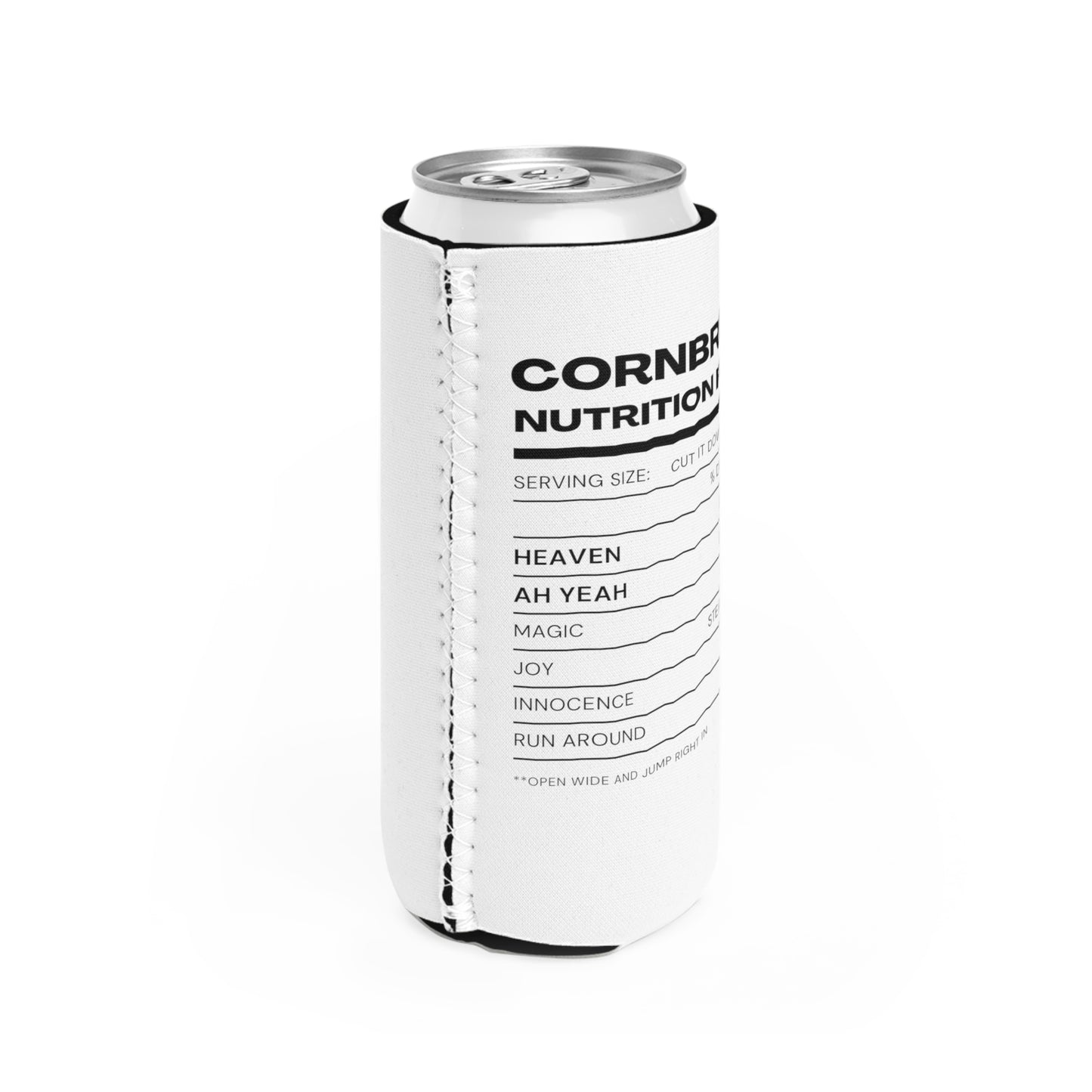Cornbread Nutritional Facts DMB Slim Can Cooler