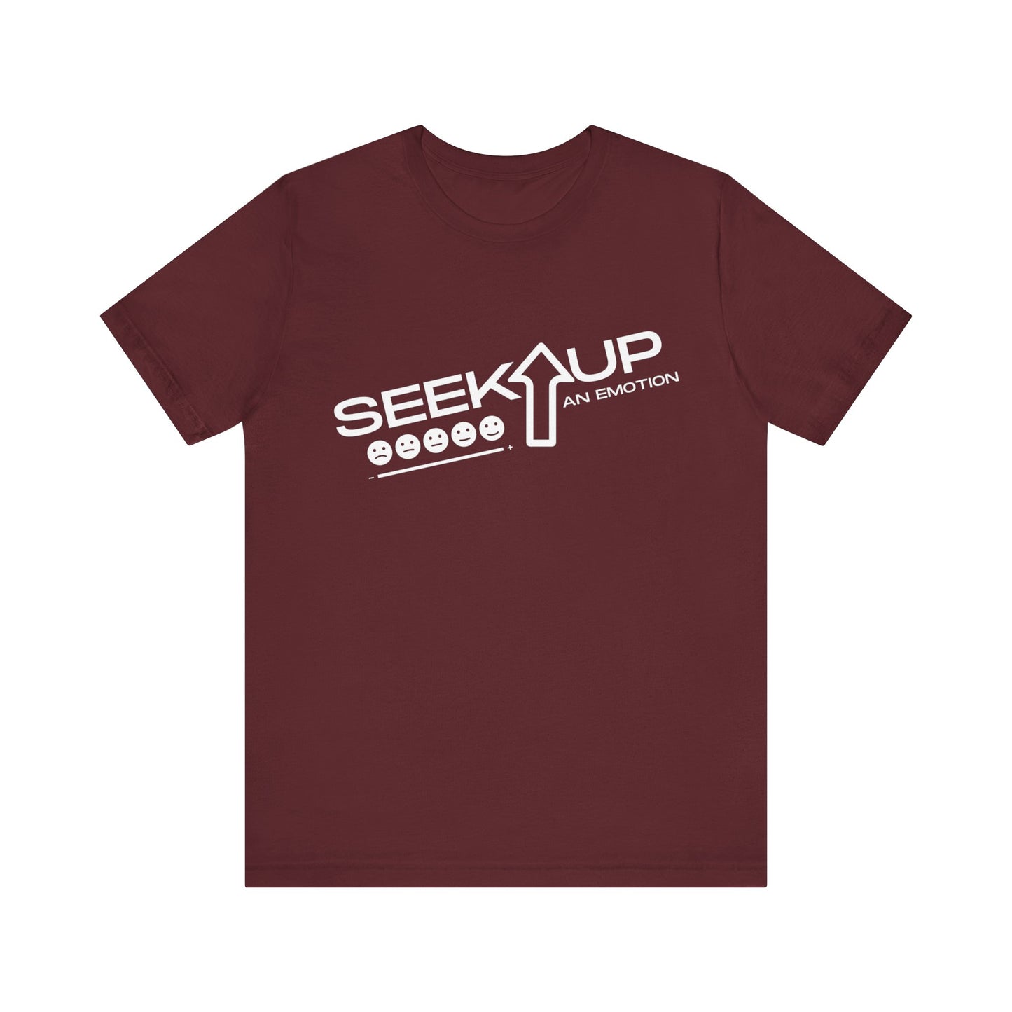 Seek Up White Print Unisex DMB T-Shirt