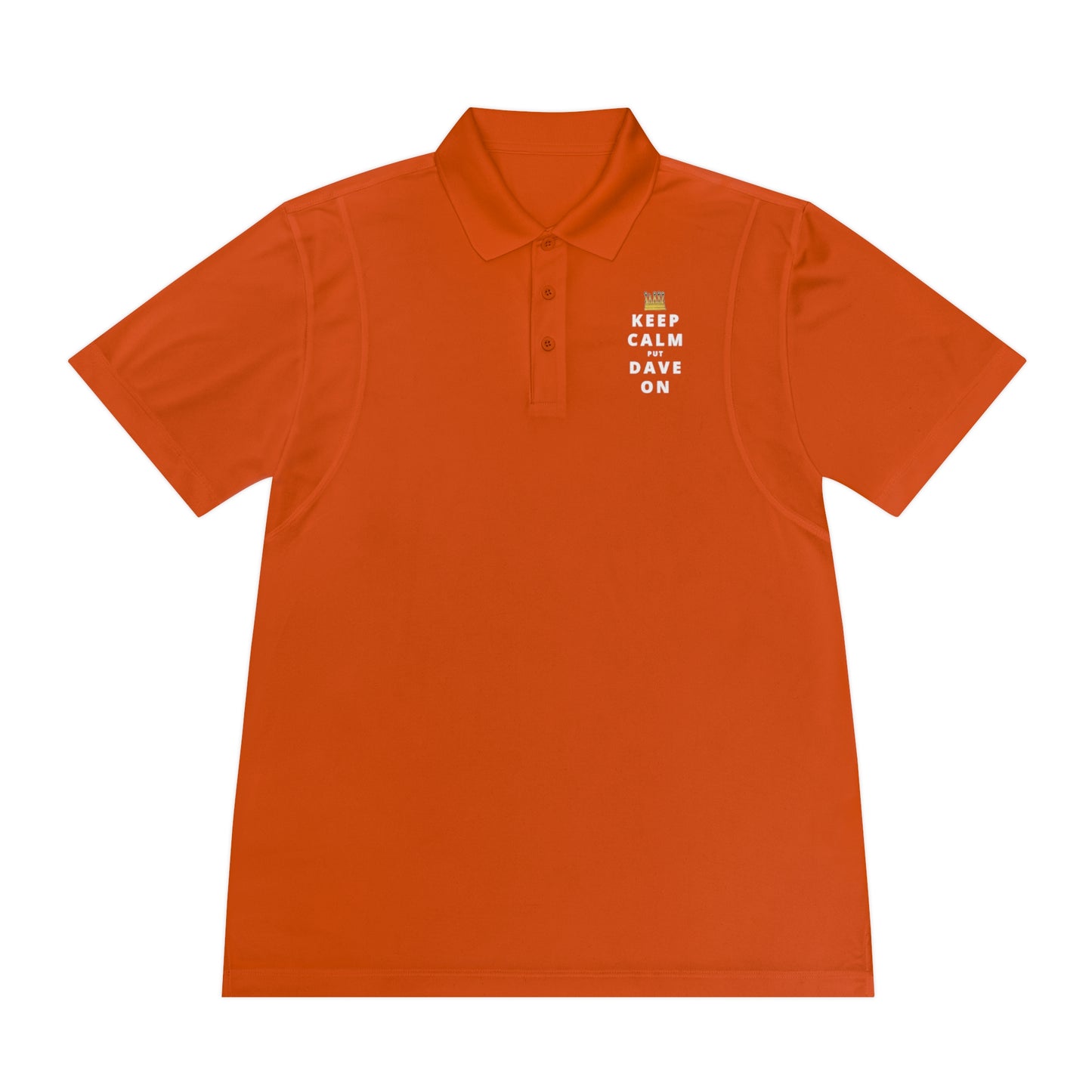 Keep Calm Put Dave On Men's DMB Polo Shirt