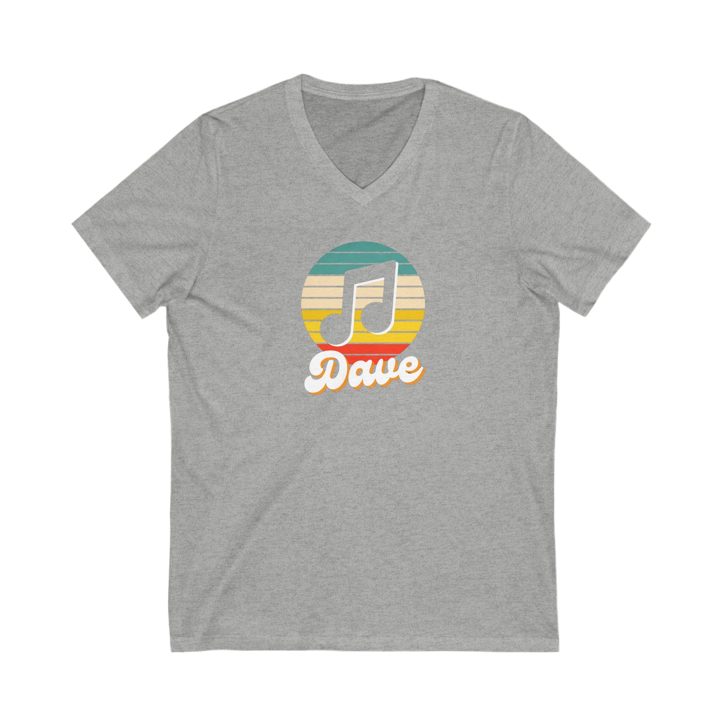 Dave Retro Circle DMB V-Neck Tee