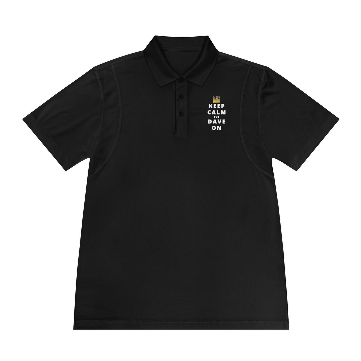 Keep Calm Put Dave On Men's DMB Polo Shirt