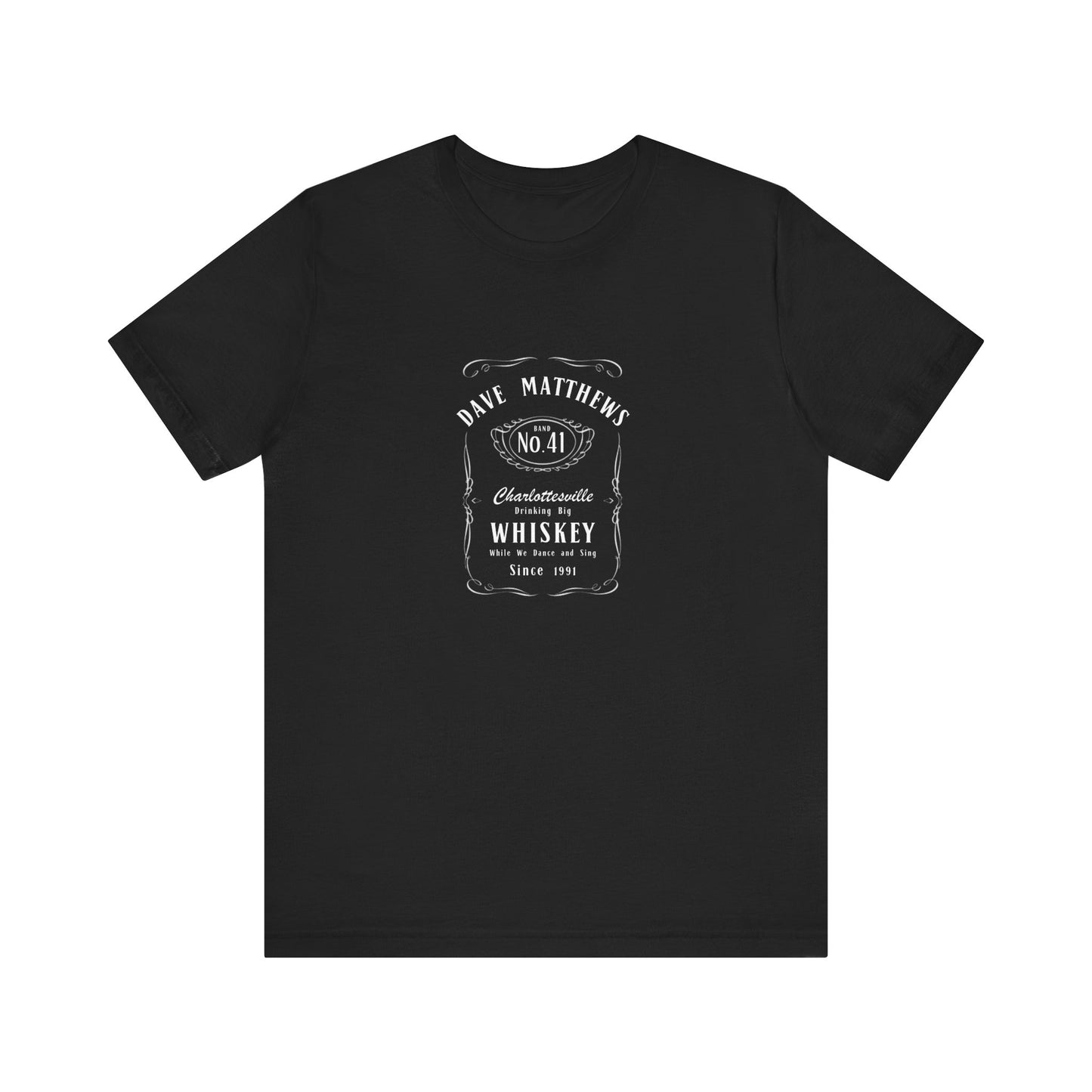 DMB Big Whiskey Jack Daniels Style Unisex Jersey Short Sleeve Tee