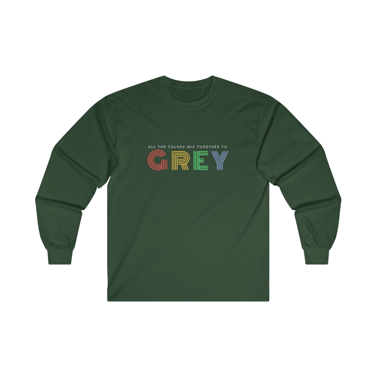 Colors Mix to Grey Long Sleeve DMB Tee