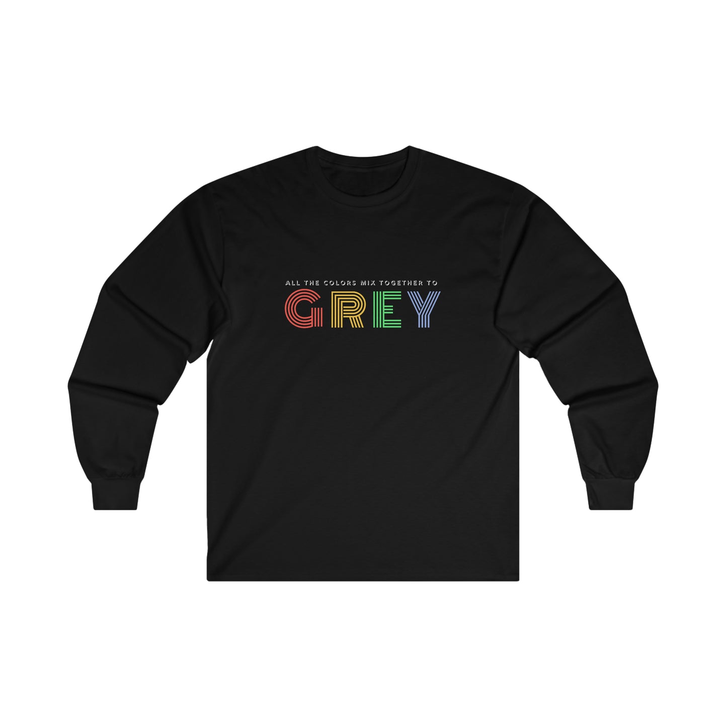 Colors Mix to Grey Long Sleeve DMB Tee