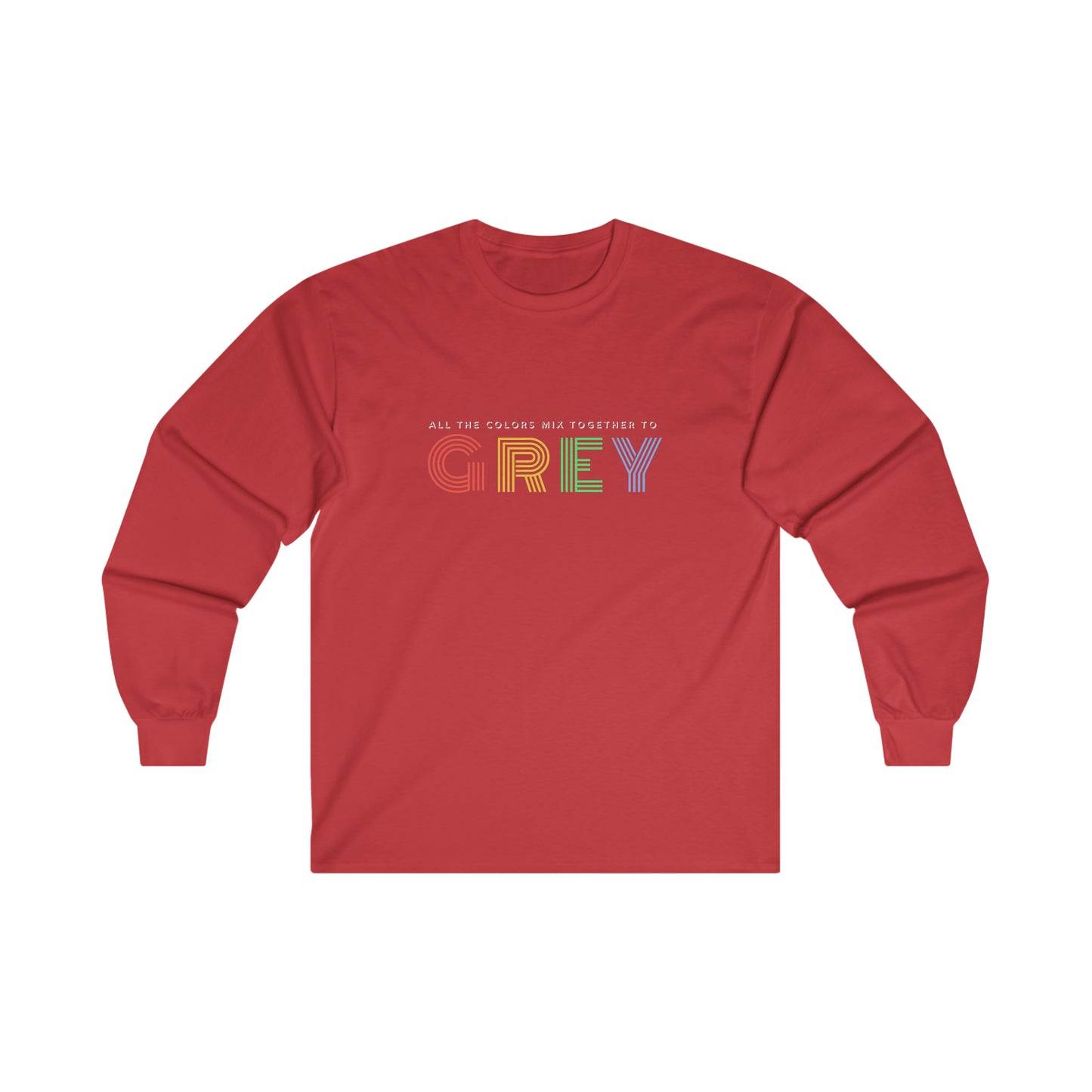 Colors Mix to Grey Long Sleeve DMB Tee