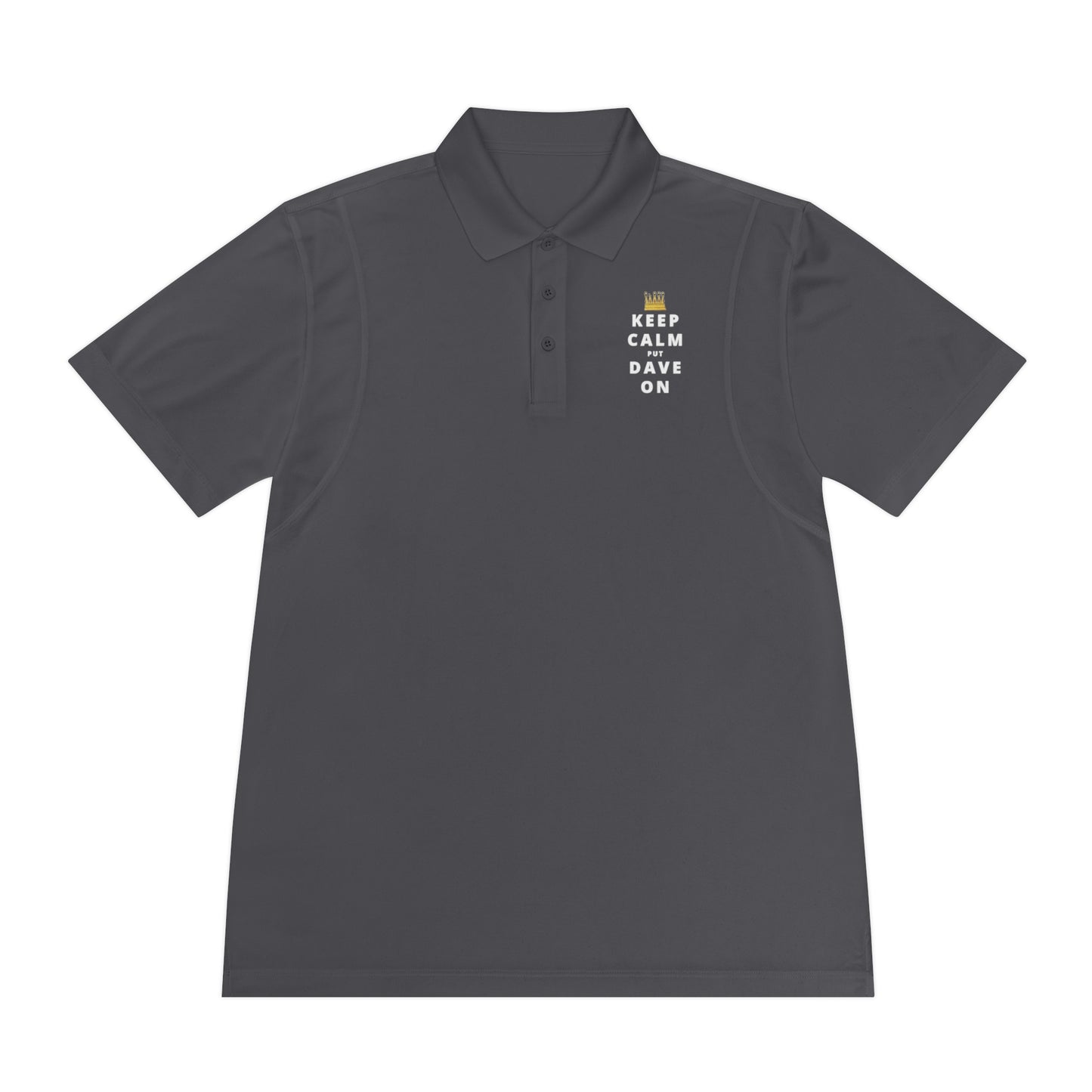 Keep Calm Put Dave On Men's DMB Polo Shirt