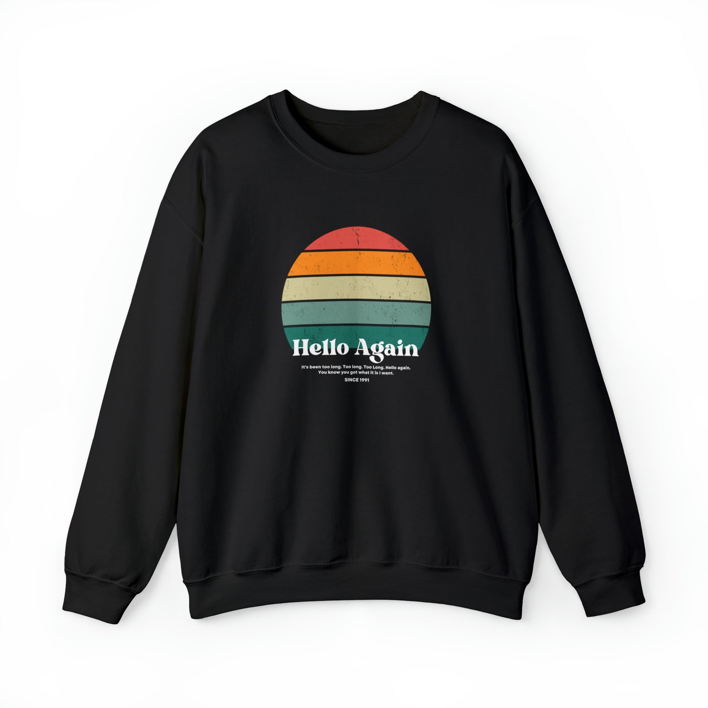 Hello Again Retro Unisex DMB Crewneck Sweatshirt