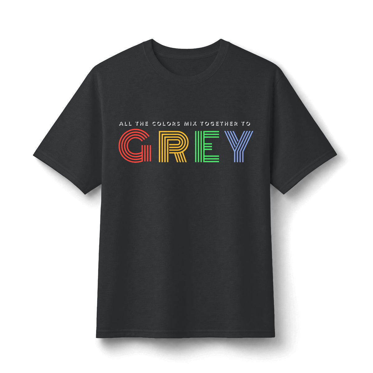 Colors Mix to Grey Unisex DMB T-Shirt