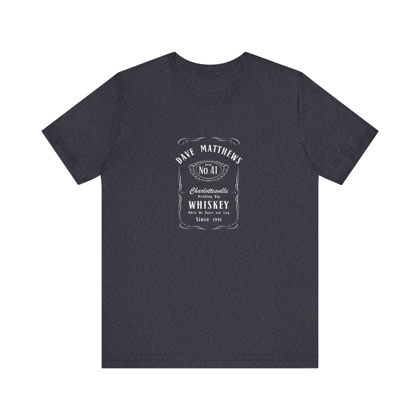 DMB Big Whiskey Jack Daniels Style Unisex Jersey Short Sleeve Tee