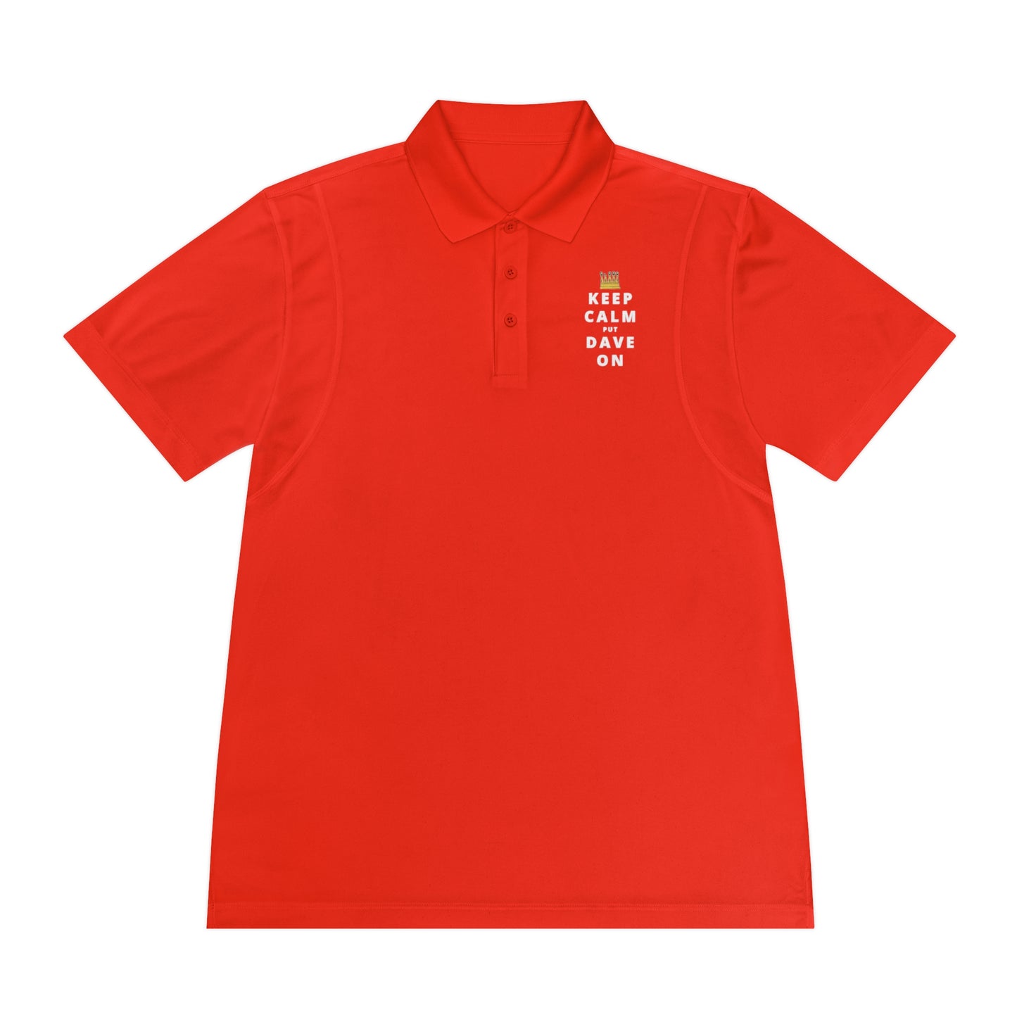 Keep Calm Put Dave On Men's DMB Polo Shirt