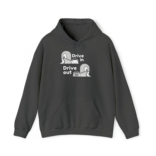 Drive in Drive Out Unisex DMB Hooded Sweatshirt