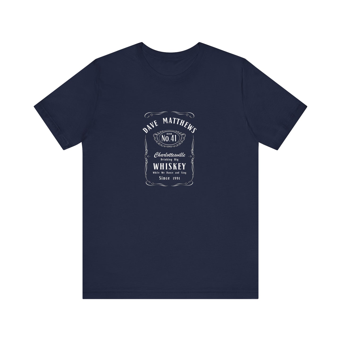 DMB Big Whiskey Jack Daniels Style Unisex Jersey Short Sleeve Tee