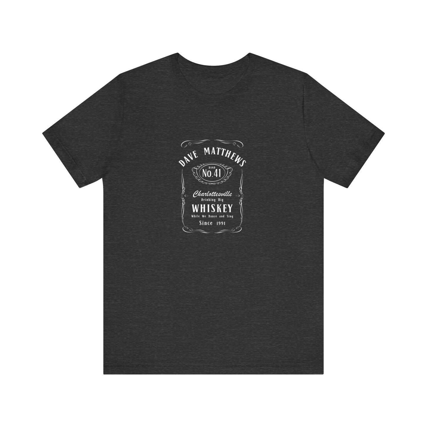 DMB Big Whiskey Jack Daniels Style Unisex Jersey Short Sleeve Tee
