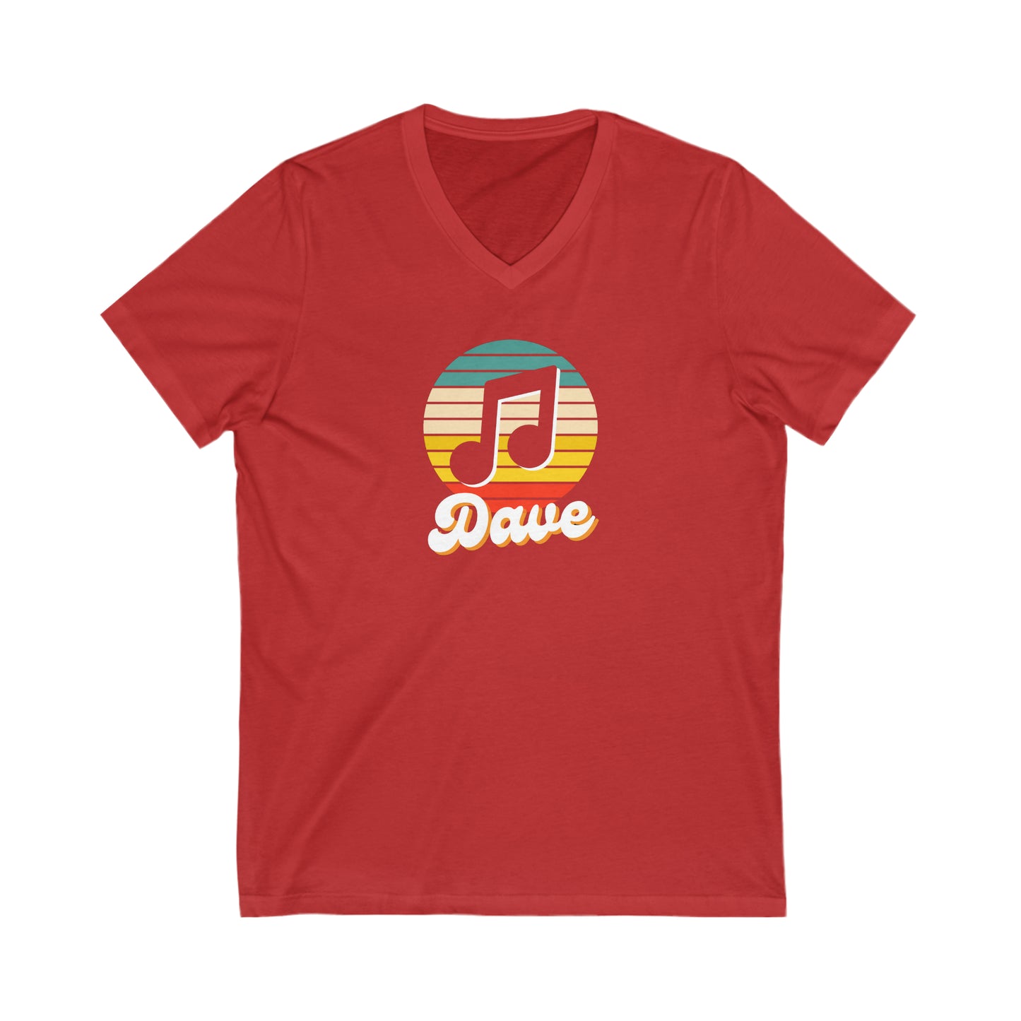 Dave Retro Circle DMB V-Neck Tee