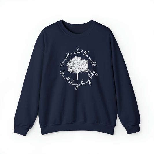 Dreaming Tree White Unisex DMB Crewneck Sweatshirt