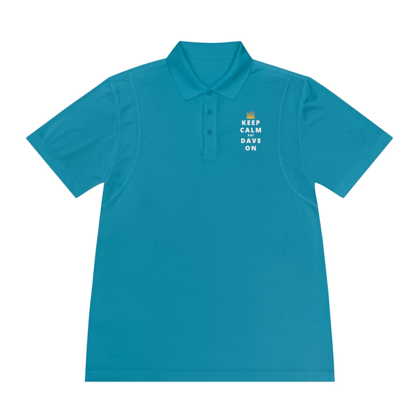 Keep Calm Put Dave On Men's DMB Polo Shirt