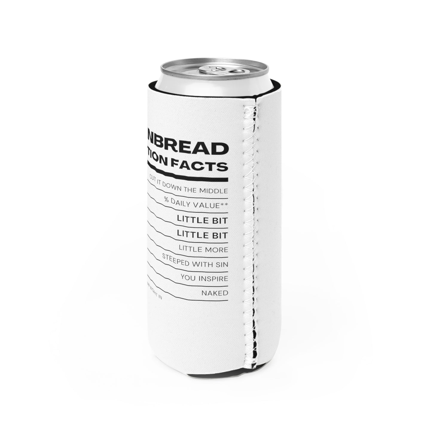 Cornbread Nutritional Facts DMB Slim Can Cooler
